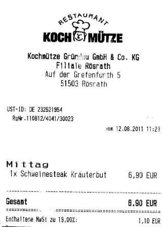 kveb Hffner Kochmtze Restaurant